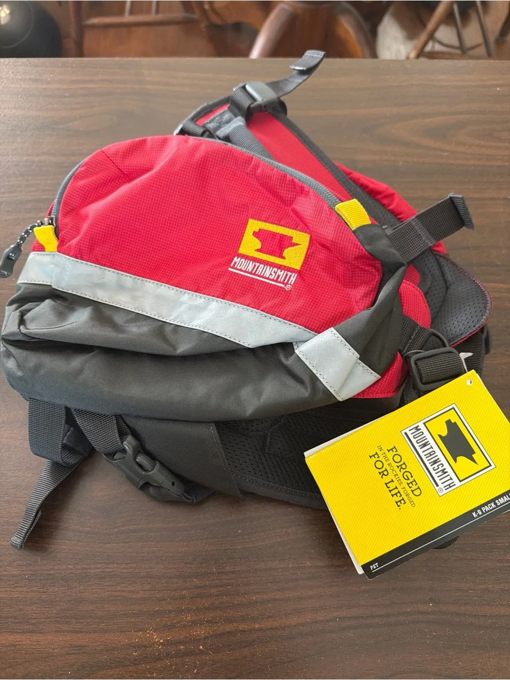 NWT Mountainsmith K-9 Dog Pack Backpack Harness Small Red K9